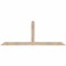 Ekena Millwork Portland Smooth Timber Gable Bracket, Douglas Fir, 72"W x 27"H x 3 1/2"D x 3 1/2"F, 9/12 Pitch GBW072X27X0404POR00SDF - alternate 1